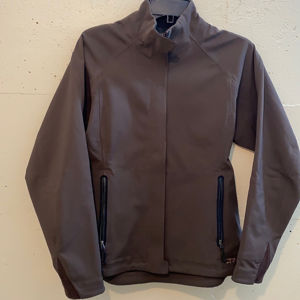 Outdoor research waterproof soft shell